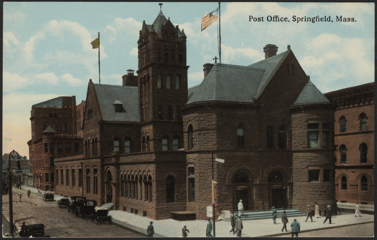 Post Office, Springfield, Mass. Digital Commonwealth