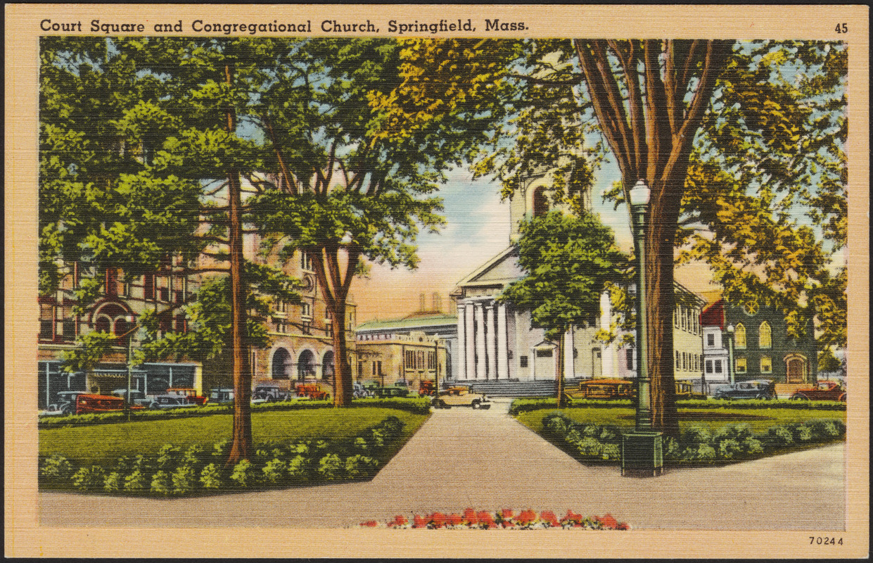 Court Square and Congregational Church, Springfield, Mass.