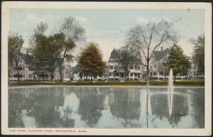 The Pond, Calhoun Park, Springfield, Mass.