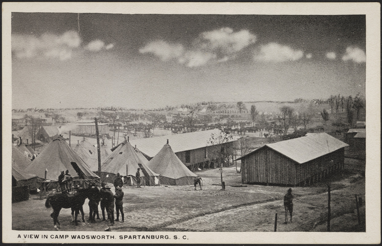 A view in Camp Wadsworth, Spartanburg, S.C.