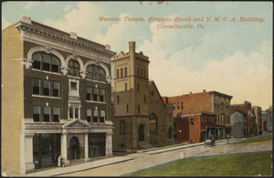 Masonic Temple, Christian Church and Y.M.C.A. building, Connellsville, Pa.