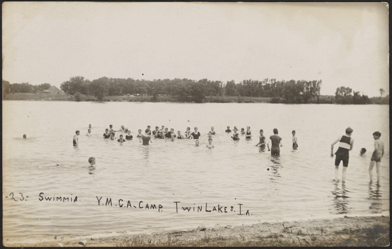 Swimming Y.M.C.A. Camp. Twin Lakes. Ia.