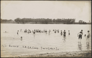 Swimming Y.M.C.A. Camp. Twin Lakes. Ia.