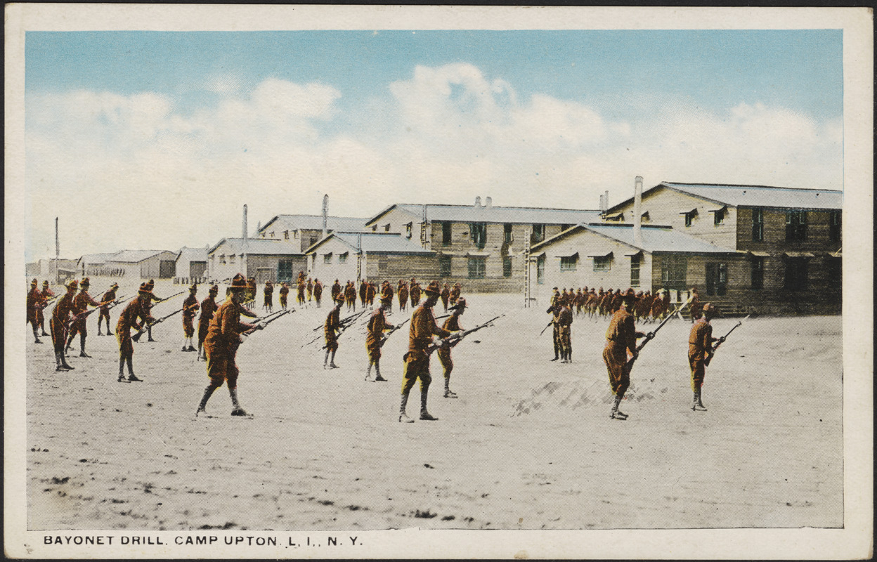 Bayonet drill. Camp Upton L. I., N. Y.