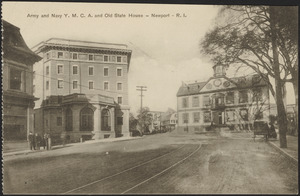 Army and Navy Y.M.C.A. and Old State House - Newport - R.I.