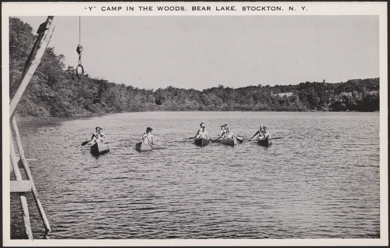 "Y" camp in the woods, Bear Lake, Stockton, N.Y.