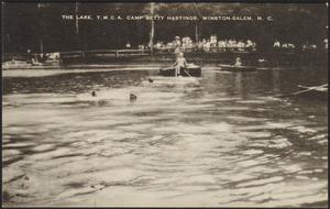 The lake, Y.M.C.A. Camp Betty Hastings, Winston - Salem, N. C.
