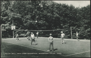 Volley Ball, YMCA Camp Woodstock, Valley, Conn.