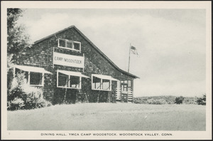 Dining hall, YMCA Camp Woodstack, Woodstack Valley, Conn.