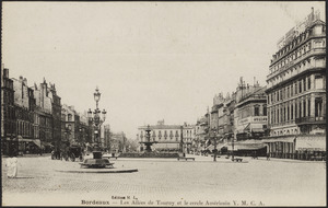 Bordeaux - Les Allees de Tourny et le cercle Americain Y.M.C.A.