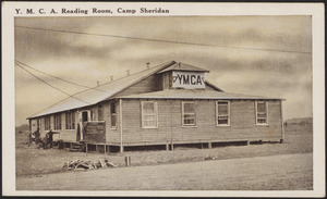 Y.M.C.A. reading room, Camp Sheridan