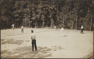 A popular game at the Young Men's Christian Association Camp, Lake Geneva, Wis.