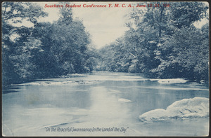 Southern Student Conference Y.M.C.A., June 12-21, 98 "on the peaceful Swannanoa" in the land of the sky