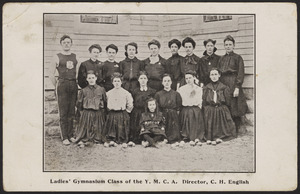 Ladies gymnasium class of the Y.M.C.A. Director, C. H. English