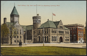 Post Office, City Hall and Y.M.C.A. building, Lansing, Mich.