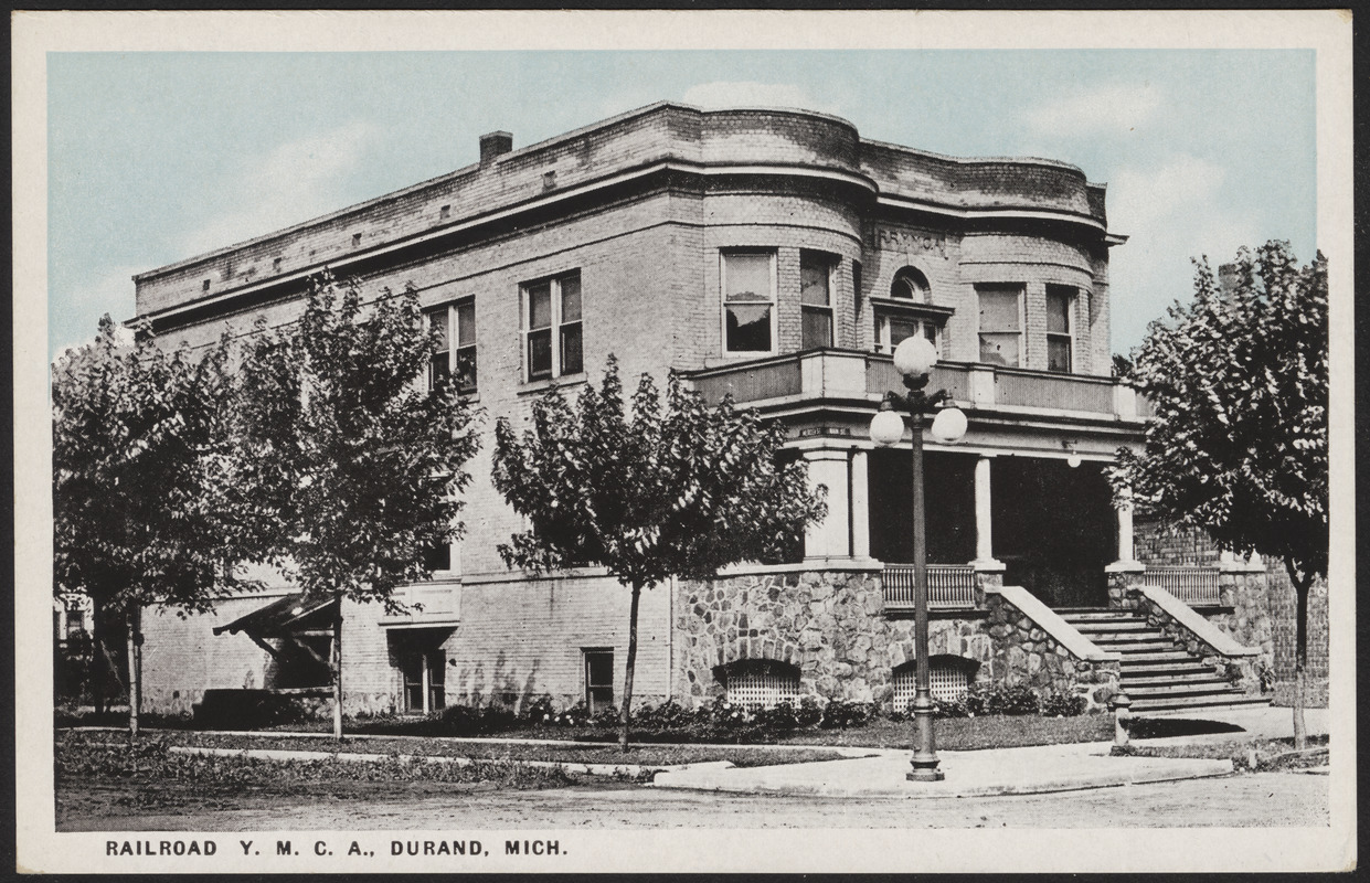 Railroad Y.M.C.A., Durand Mich. Digital Commonwealth