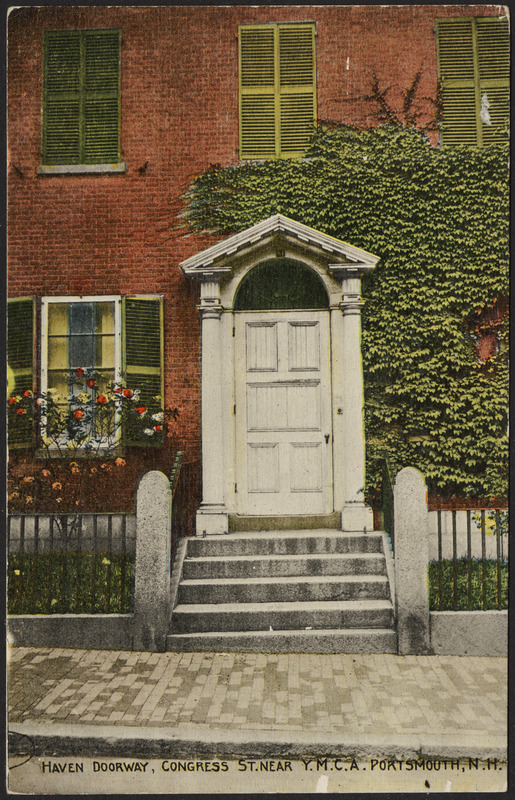 Haven Doorway, Congress St. near Y.M.C.A. Portsmouth, N.H.