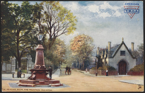 The reading room, and fountain, Dulwich