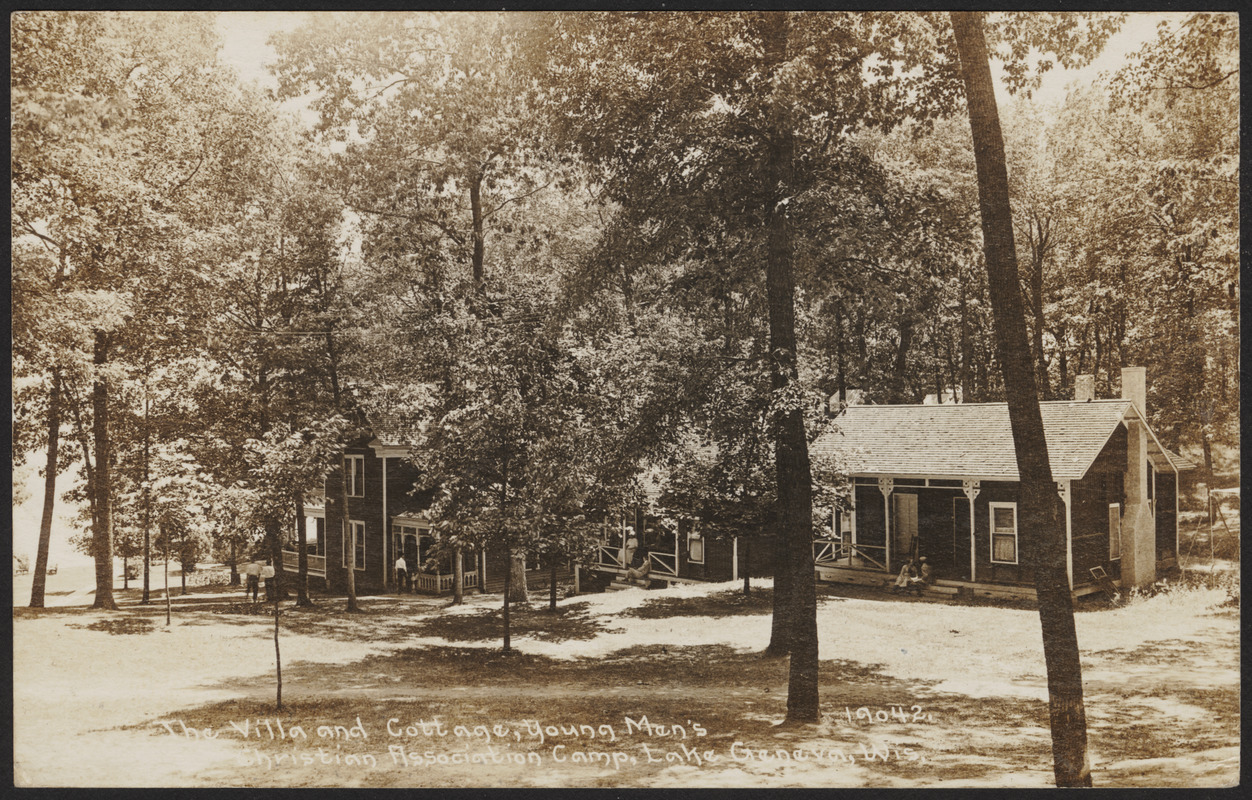 The villa and cottage, Young Men's Christian Association Camp, Lake Geneva, Wis.