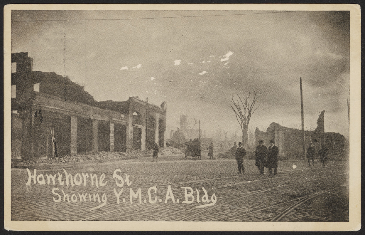 Hawthorne St showing Y.M.C.A. bldg