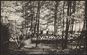 White Oak Chapel - ORYMCA Camps. R.D. #2. Newton, N.J.