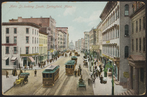 Main St. looking south, Springfield, Mass.