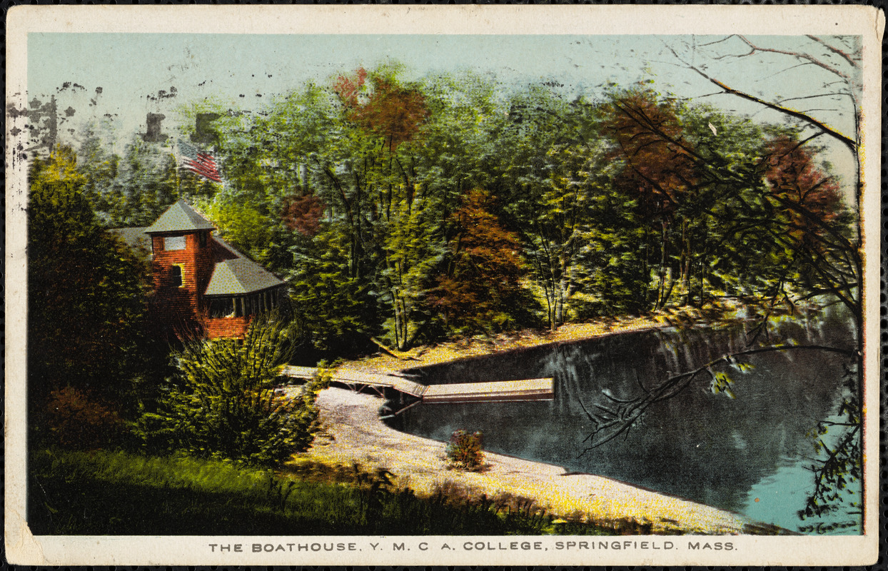 The boathouse, Y.M.C.A. College, Springfield, Mass.