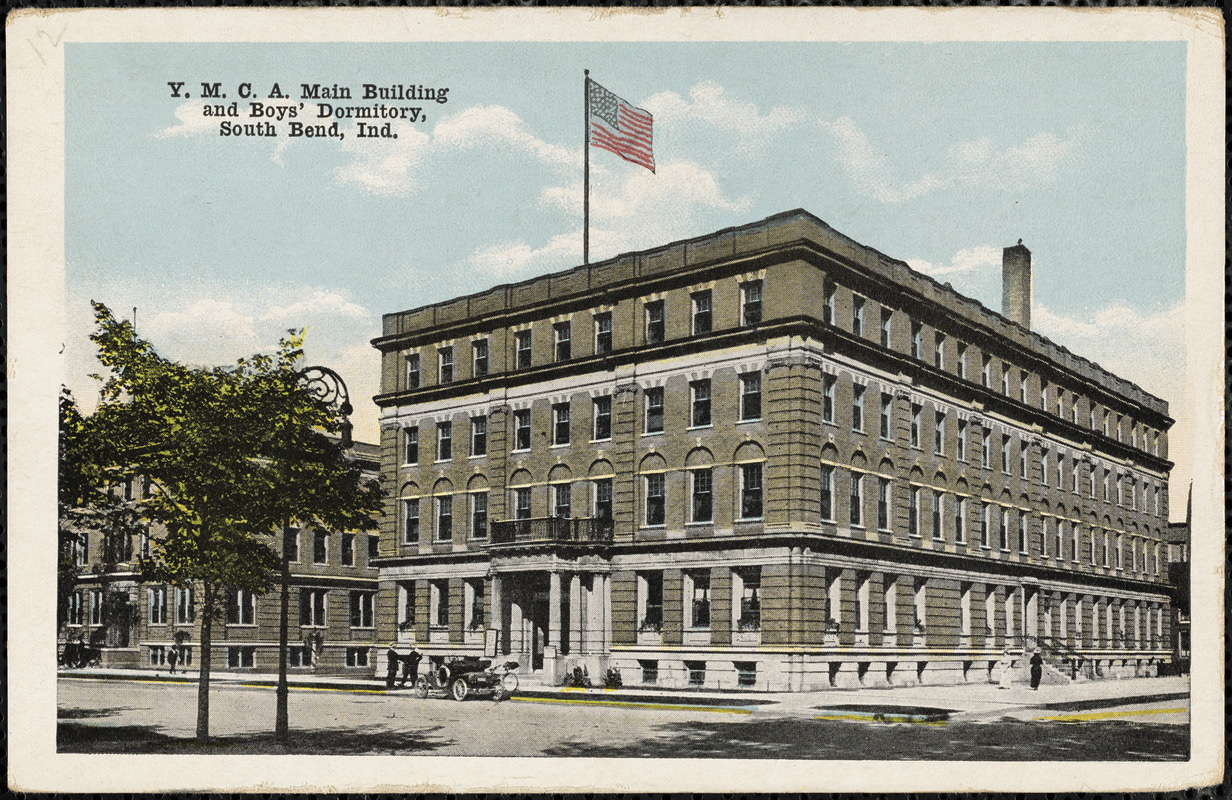 Y.M.C.A. main building and boys' dormitory, South Bend, Ind.