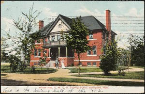 Woods Hall, Y.M.C.A. Training School, Springfield, Mass.