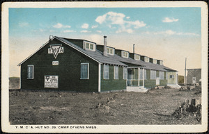 Y.M.C.A. Hut No. 29. Camp Devens, Mass.