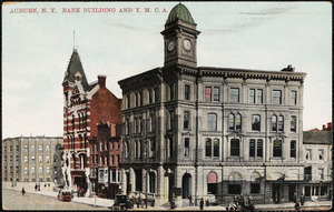 Auburn, N.Y. Bank building and Y.M.C.A.