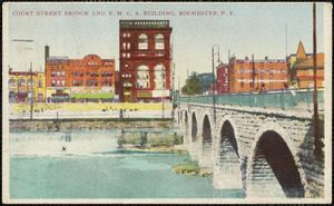 Court Street Bridge and Y.M.C.A. building, Rochester, N.Y.