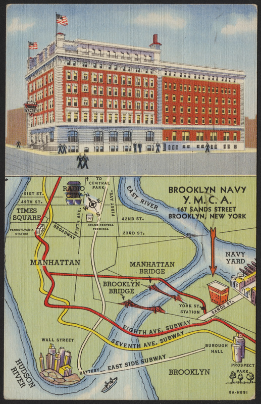 Brooklyn Navy Y.M.C.A. 167 Sands Street Brooklyn, New York
