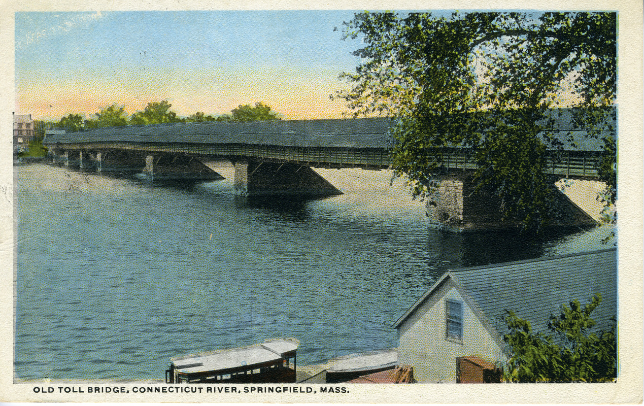 Old Toll Bridge, Connecticut River, Springfield