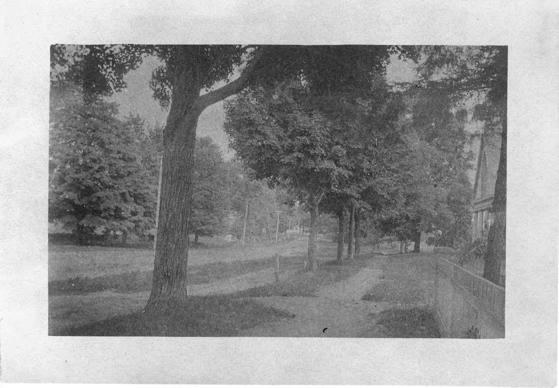 Main Street South from Congregational Parsonage