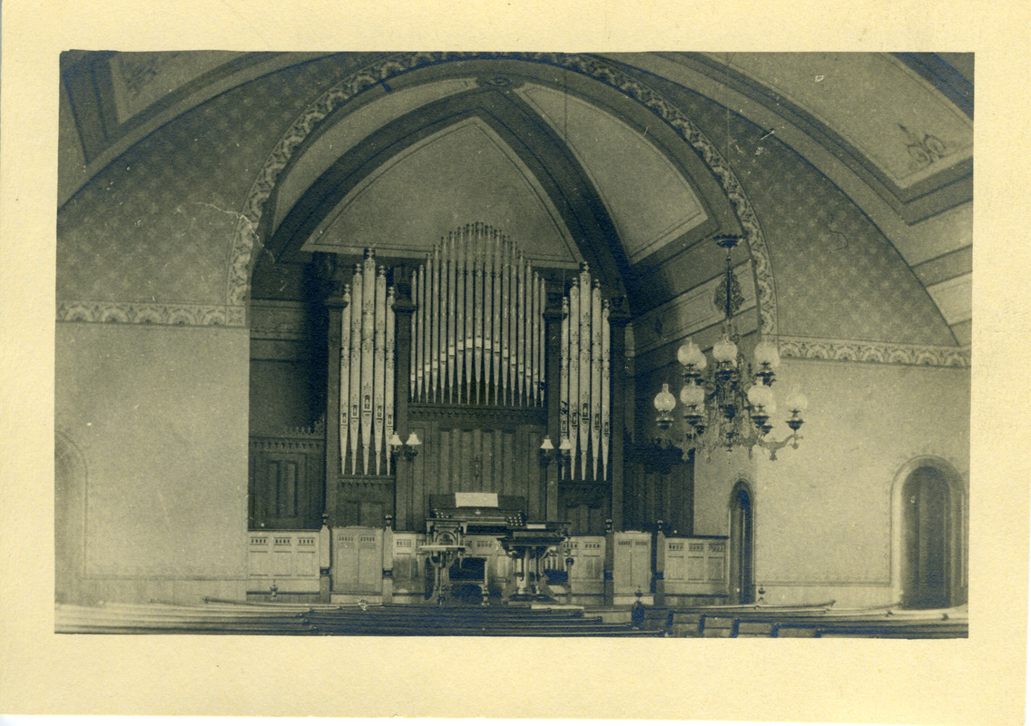 Interior of the Congregational Church