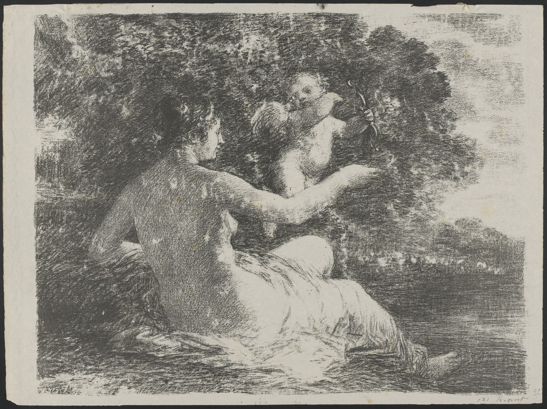 Vénus et l'Amour (grande planche)