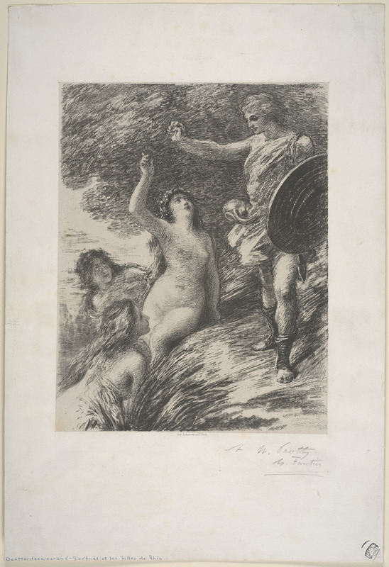 Goetterdoemmerung. Siegfried et les Filles du Rhin (1re planche)
