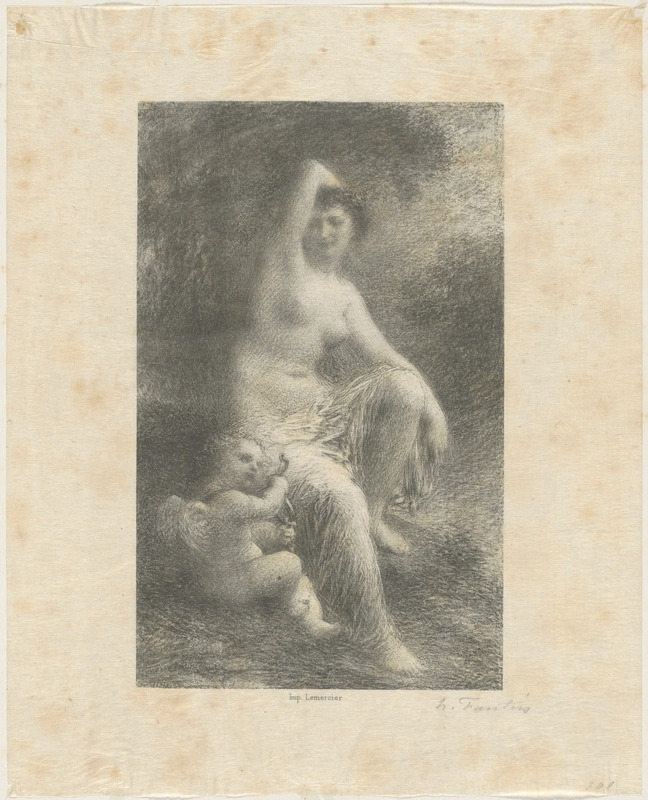 Vénus et l'Amour (petite planche)