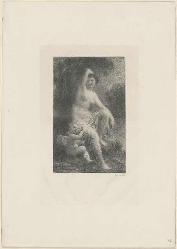 Vénus et l'Amour (petite planche)