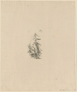 Feuille composée de quatre croquis de sujets de danses