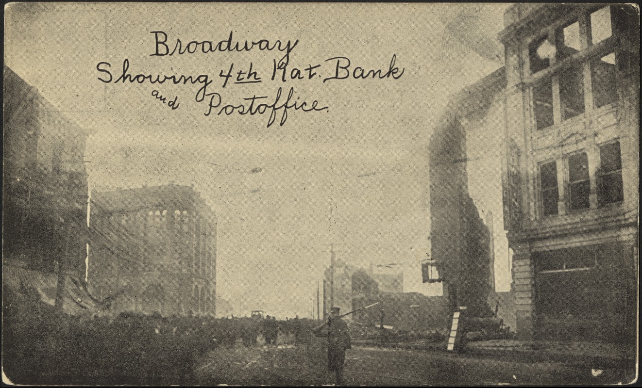 Broadway showing 4th Nat. Bank and postoffice