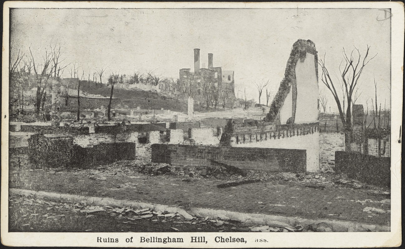 Ruins of Bellingham Hill, Chelsea, [M]ass.