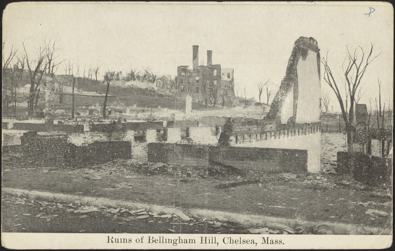Ruins of Bellingham Hill, Chelsea, Mass.