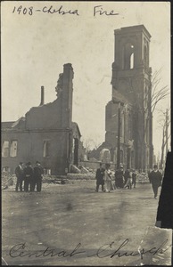 1908 Chelsea fire. Central Church