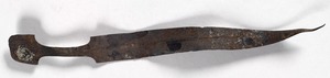 Blade salvaged from the Great Chelsea Fire of 1908
