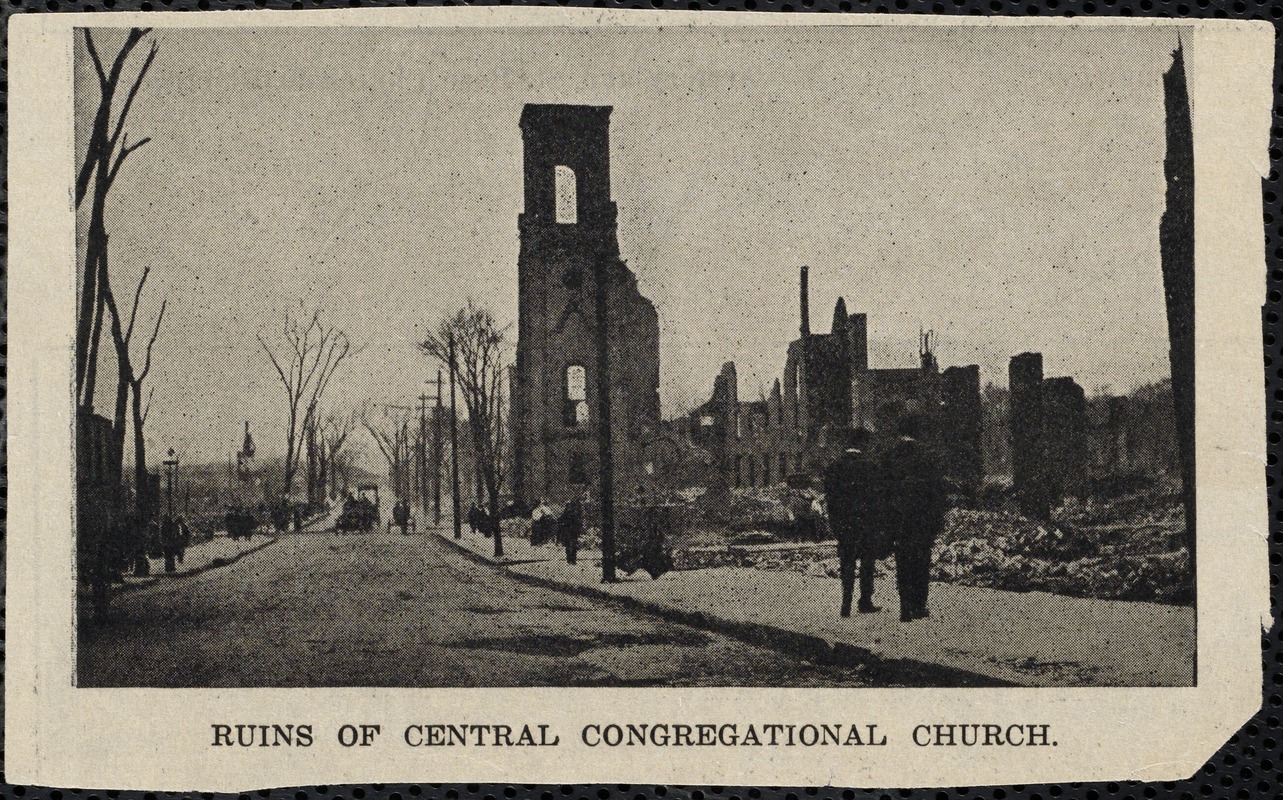 Ruins of Central Congregational Church
