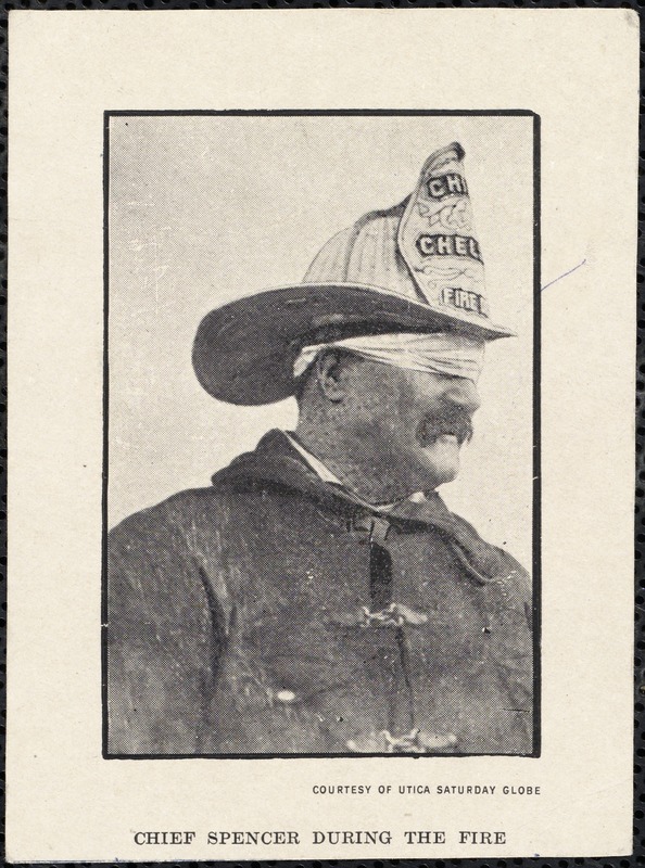 Chief Spencer during the fire