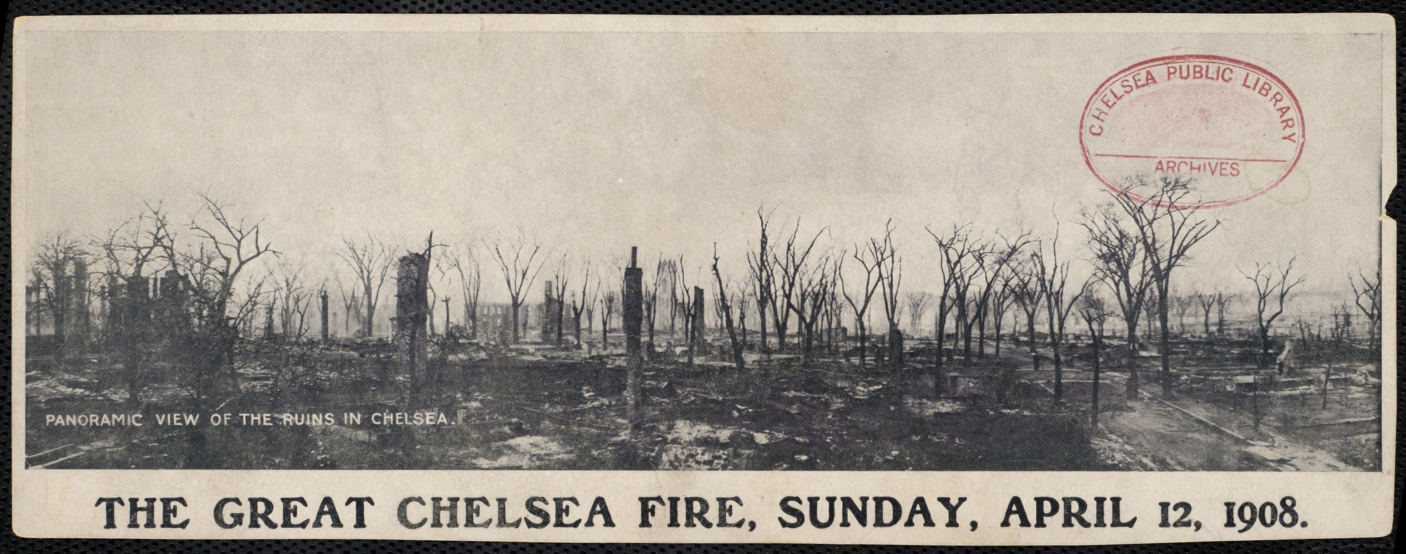 The Great Chelsea Fire, Sunday, April 12, 1908