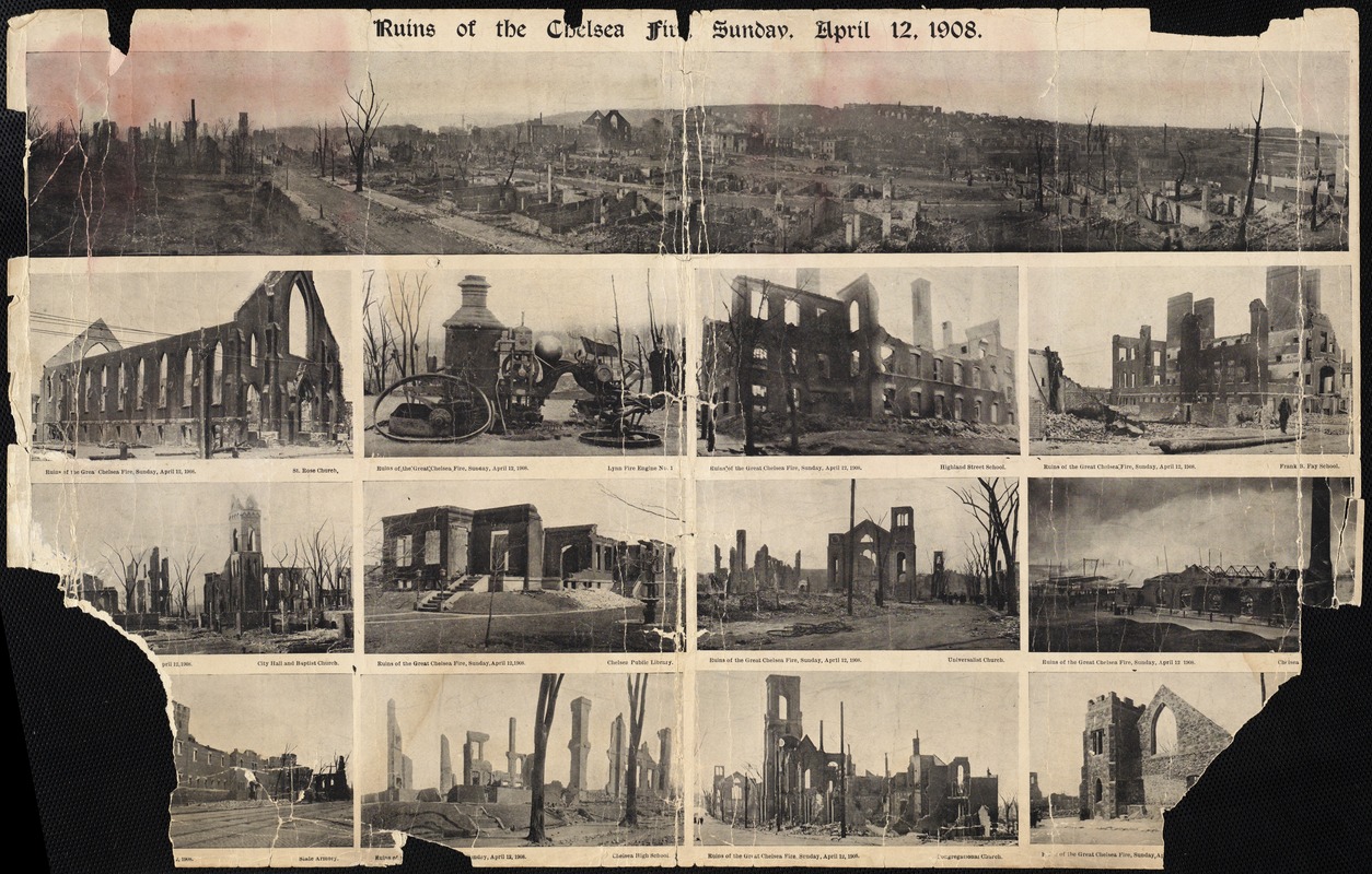 Ruins of the Chelsea Fire, Sunday, April 12, 1908